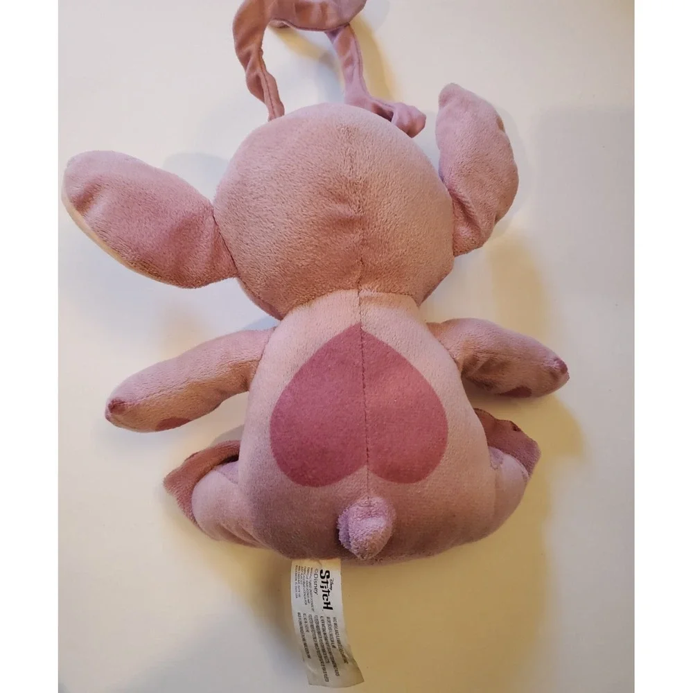 Disney Store ANGEL Plush Lilo & Stitch Stuffed Animal Pink Girl Alien‎ Soft